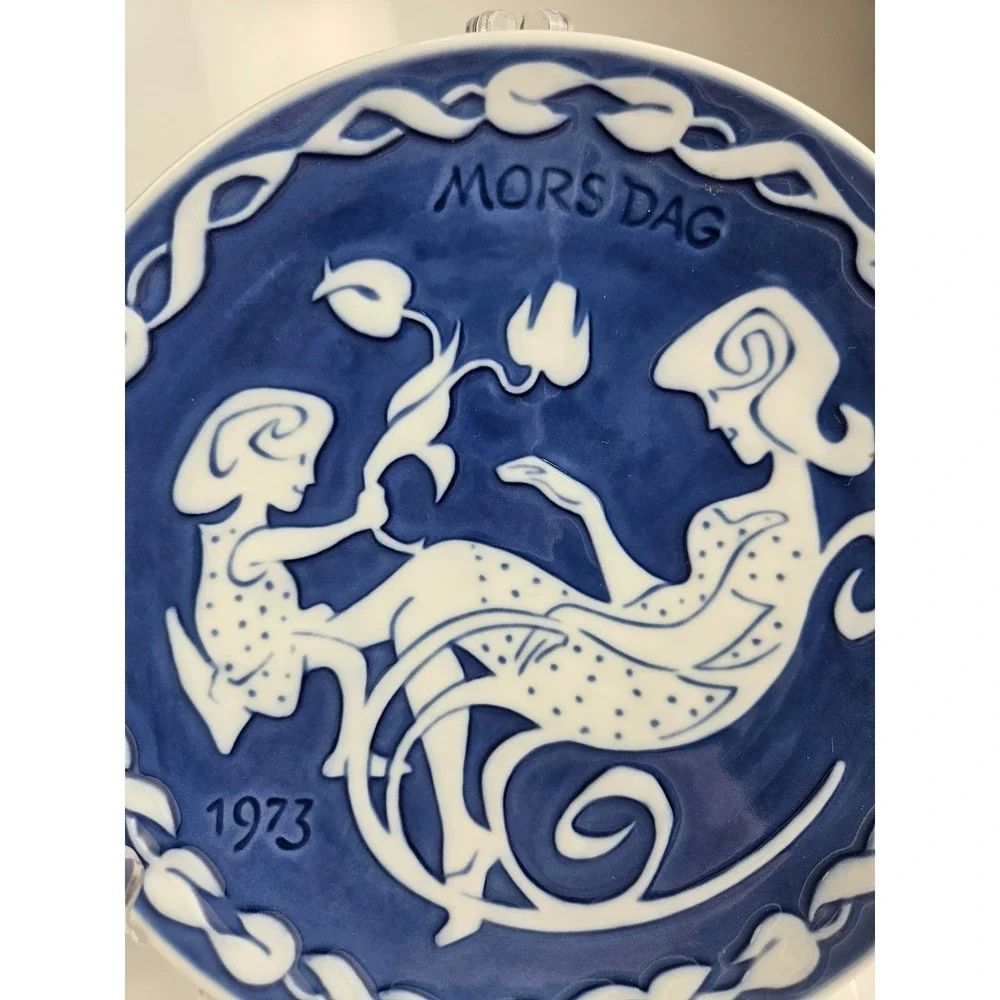 Royal Copenhagen Mors‎ Dag Plates 1971 1972 1973 Set